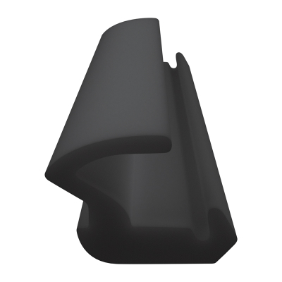 3D Modell der Lippendichtung LP305 in schwarz für Fenster.