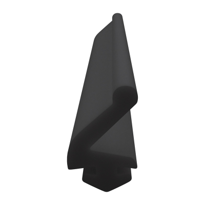 3D Modell der Lippendichtung LP165 in schwarz für Fenster.