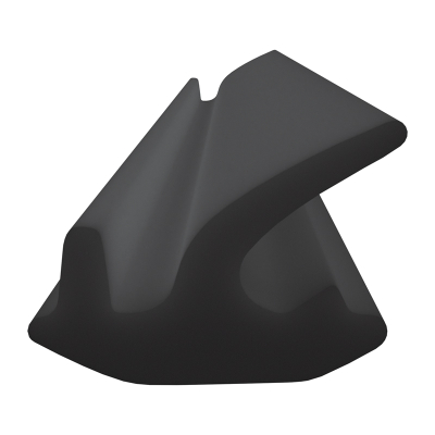 3D Modell der Lippendichtung LP174 in schwarz für Fenster.