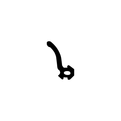 Muster - Anschlagdichtung AS033 | schwarz | ca. 10 cm