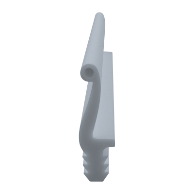 3D Modell der Lippendichtung LP179 in grau für Fenster.