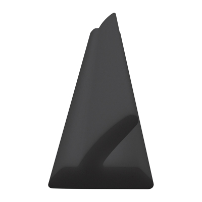 3D Modell der Lippendichtung LP306 in schwarz für Fenster.