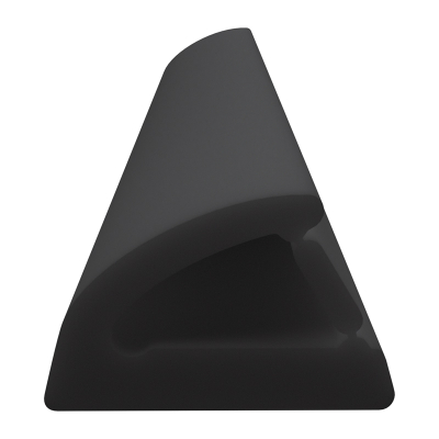 3D Modell der Lippendichtung LP188 in schwarz für Fenster.