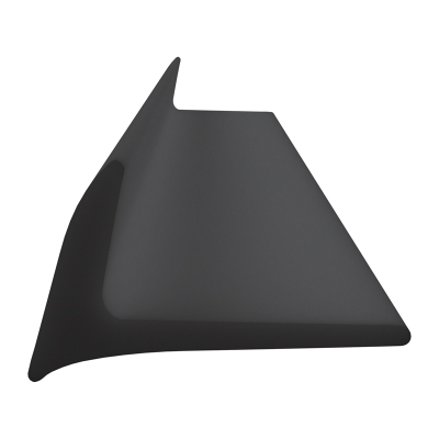 3D Modell der Lippendichtung LP189 in schwarz für Fenster.