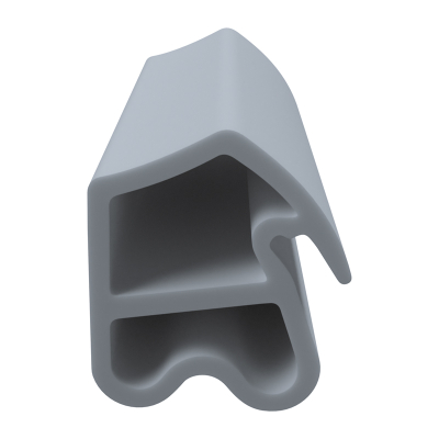 3D Modell der Stahlzargendichtung SZ130 in grau für senkrechte Nuten zum Tüblatt.