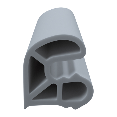 3D Modell der Stahlzargendichtung SZ133 in grau für seitliche Nuten zum Tüblatt.