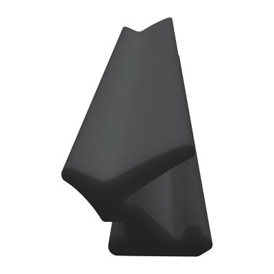 3D Modell der Lippendichtung LP203 in schwarz für Fenster.