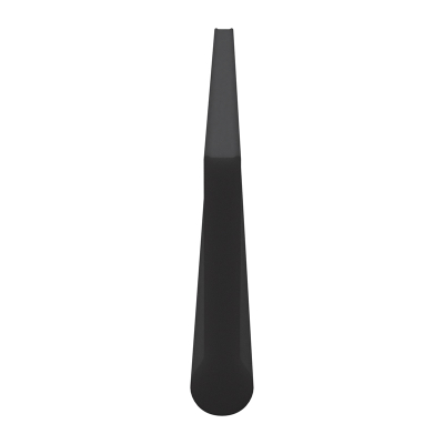 3D Modell der Lippendichtung LP231 in schwarz für Fenster.
