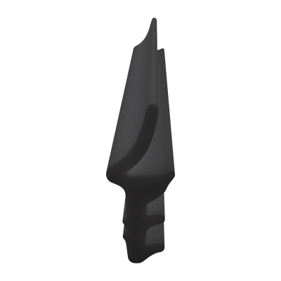 3D Modell der Lippendichtung LP233 in schwarz für Fenster.