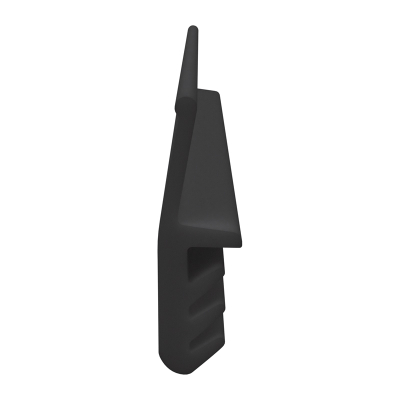 3D Modell der Lippendichtung LP235 in schwarz für Fenster.