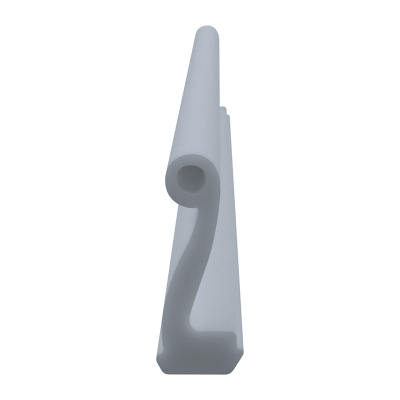 3D Modell der Lippendichtung LP237 in grau für Fenster.