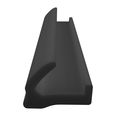 3D Modell der Lippendichtung LP242 in schwarz für Fenster.