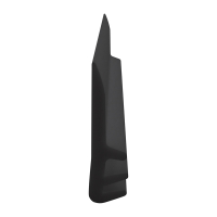 3D Modell der Lippendichtung LP247 in schwarz für Fenster.