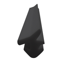 3D Modell der Lippendichtung LP249 in schwarz für Fenster.