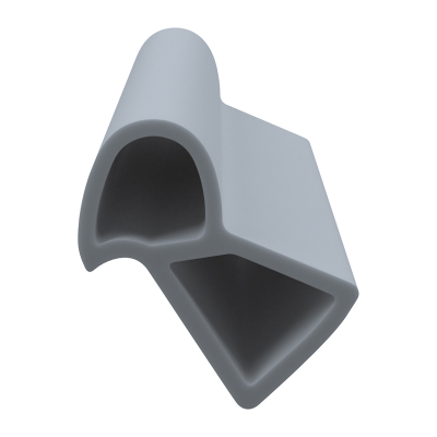 3D Modell der Stahlzargendichtung SZ176 in grau für seitliche Nuten zum Tüblatt.