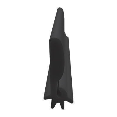 3D Modell der Lippendichtung LP264 in schwarz für Fenster.