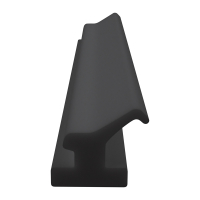 3D Modell der Lippendichtung LP265 in schwarz für Fenster.