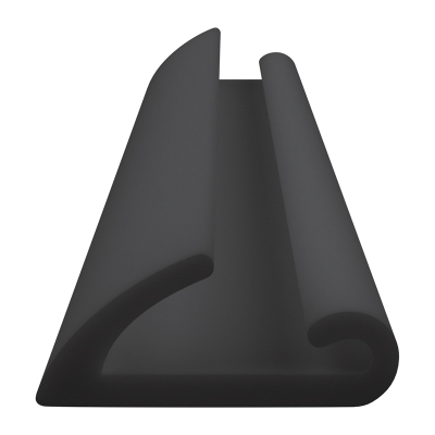3D Modell der Lippendichtung LP274 in schwarz für Fenster.