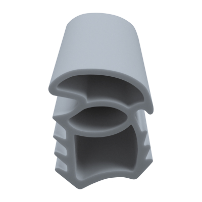 3D Modell der Stahlzargendichtung SZ188 in grau für senkrechte Nuten zum Tüblatt.
