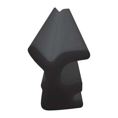3D Modell der Lippendichtung LP301 in schwarz für Fenster.