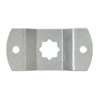 Becker Markisenlager Sternloch für Steckzapfen R2/10 | 10 mm Vierkant | für Becker Antriebe Serie P/R