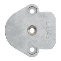 Geiger Schneckengetriebe S063 | Untersetzung 4:1 | 6 mm Sechskant | mit Endanschlag