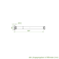 Rademacher Mechanischer Rollladenmotor | RolloTube Basis Medium RTBM/RTBL | mit Handkurbel-Anschluss | 30-120 Nm