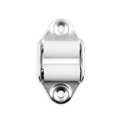 Doppelleitrolle für eine Gurtbreite von 23 mm.