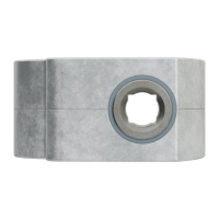 Geiger Schneckengetriebe S090 | Untersetzung 3:1 | 6 mm Vierkant ohne Endanschlag