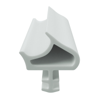 3D Modell der Zimmertürdichtung ZT004 in weiß...