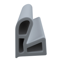 3D Modell der Stahlzargendichtung SZ213 in grau für seitliche Nuten zum Tüblatt.