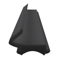 3D Modell der Lippendichtung LP311 in schwarz für Fenster.
