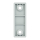 Geiger Kurbelhalter | für 12-17 mm Kurbeln | Wandabstand 25 mm | Kunststoff | grau
