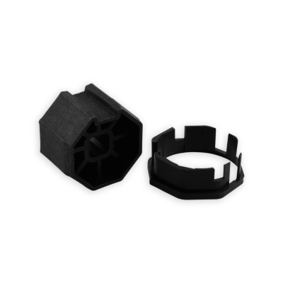 Adapter-Mitnehmer-Set für Achtkant Stahlwelle SW 40 von Rademacher.