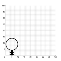Einfräsdichtung EF004 | 10 mm Schlauch | 5 lfm