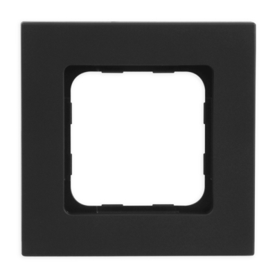 Abdeckrahmen in schwarz von Somfy.