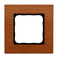 Abdeckrahmen in holz kirsche von Somfy.