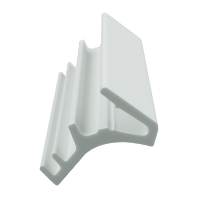 3D Modell der Stahlzargendichtung SZ240 in grau für diagonale Nuten zum Tüblatt.