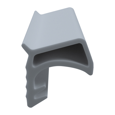 3D Modell der Stahlzargendichtung SZ244 in grau für senkrechte Nuten zum Tüblatt.