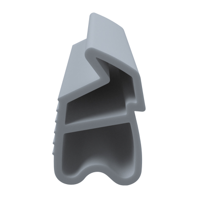 3D Modell der Stahlzargendichtung SZ260 in grau für senkrechte Nuten zum Tüblatt.