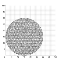 Zeichnung des Dichtungsprofils der Moosgummidichtung MG052.