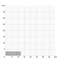Zeichnung des Dichtungsprofils der Moosgummidichtung MG062.