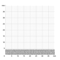 Zeichnung des Dichtungsprofils der Moosgummidichtung MG074.