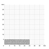 Zeichnung des Dichtungsprofils der Moosgummidichtung MG078.