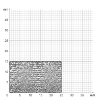 Zeichnung des Dichtungsprofils der Moosgummidichtung MG123.