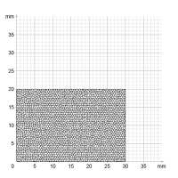 Zeichnung des Dichtungsprofils der Moosgummidichtung MG132.