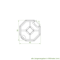 Mini Doppelkapsel SW 40 | mit Kugellager & Kunststoffkapsel