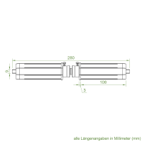 Mini Doppelkapsel SW 40 | mit Kugellager & Kunststoffkapsel