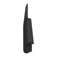 3D Modell der Lippendichtung LP312 in schwarz für Fenster.