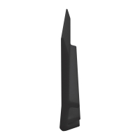 3D Modell der Lippendichtung LP313 in schwarz für Fenster.